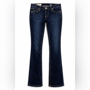 AG Adriano Goldschmied Olivia Bootcut Jeans Dark Wash Stretch Denim 28 USA